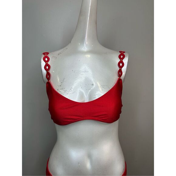 Zimmermann Everley Diamond Trim Bikini SIZE AU3/US10 $260 - Picture 4 of 11